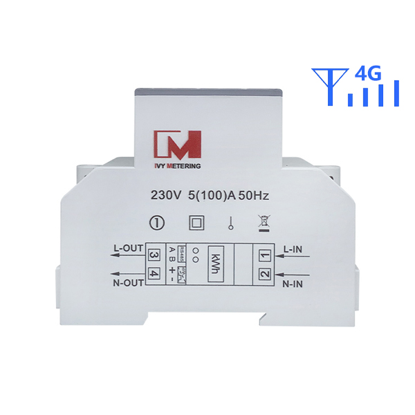 EM114070 STS Medidor de energía inteligente monofásico de dos cables GPRS / RS485 / Bluetooth / Medidor de potencia Medidor de vatios hora prepago