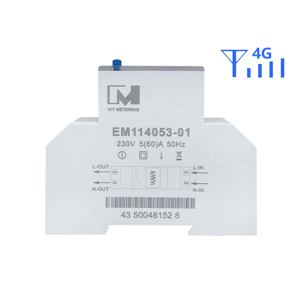 EM114053-01 GSM Electricidad prepagada Eeter Medidores de energía inteligente GPRS Medidor de potencia monofásico