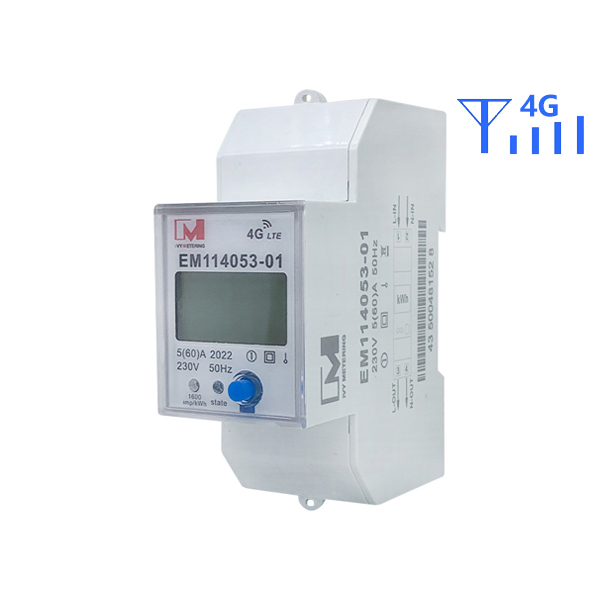 Medidor de potencia EM114053-01 con lectura remota de kwh 4G LTE