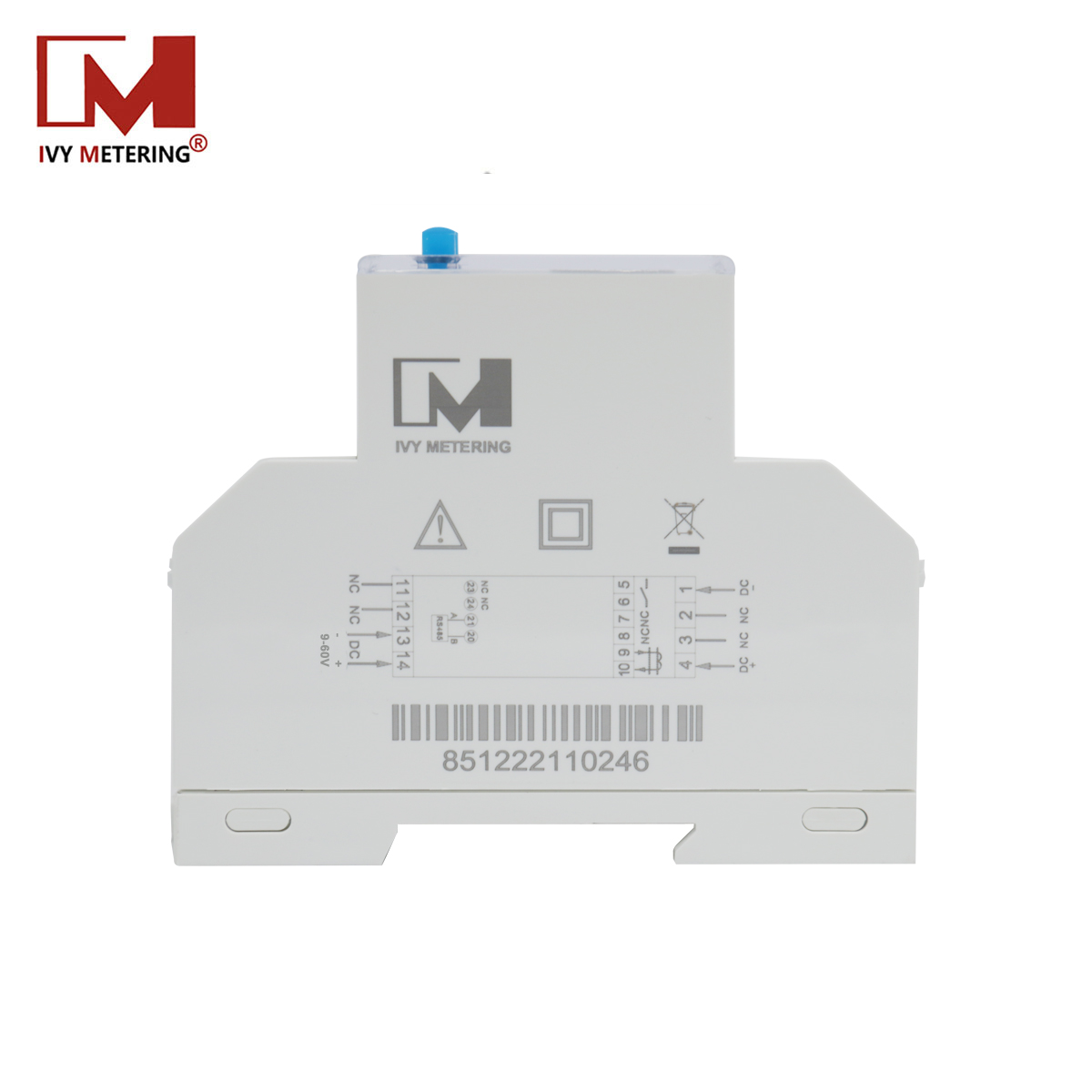 EM619002 Medidor bidireccional de energía DC 1000V 2000A con RS485 Modbus, para cargadores de depósito de autobuses y camiones eléctricos.