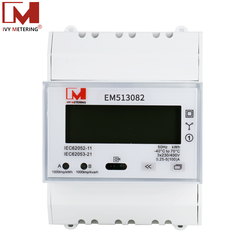 Medidor de energía RS485 fase MID 3 para infraestructura de carga de vehículos eléctricos (EV)